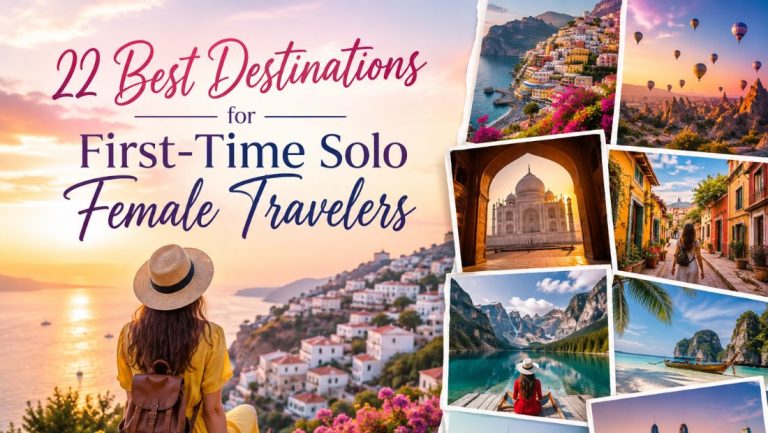 22 Best Solo Travel Destinations for female on Their First Trip